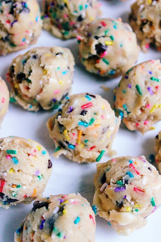 Cake Batter Cookie Dough Balls
