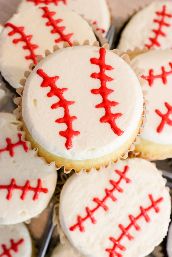 Baseball Cupcake