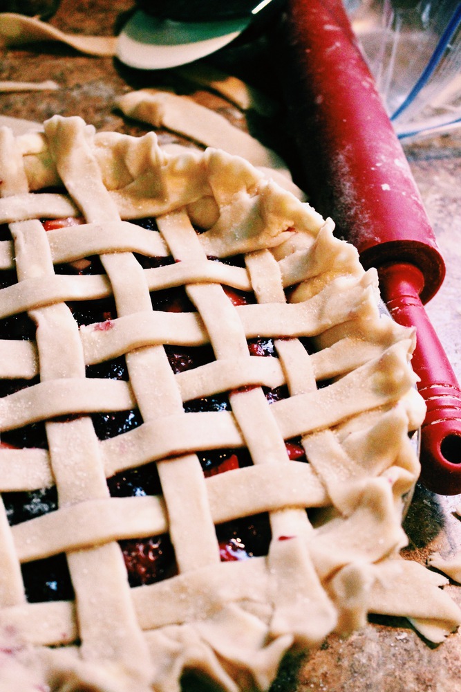 Triple Berry Pie Uncooked