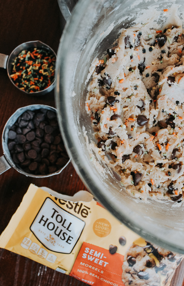 Chocolate Chip And Sprinkle Cookie Dough