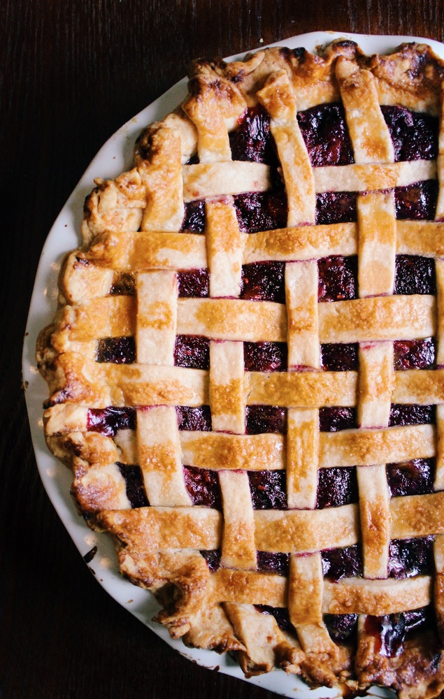 Triple Berry Pie Baked