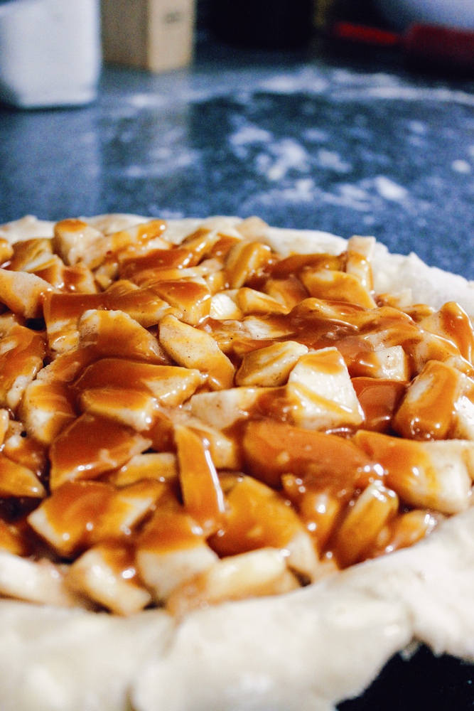 Salted Caramel Apple Pie Filling