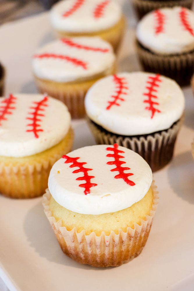 Baseball Cupcake